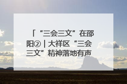 “三会三文”在邵阳②｜大祥区“三会三文”精神落地有声 以实干实绩助力区域高质量发展