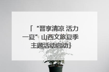 “晋享清凉 活力一夏”山西文旅夏季主题活动启动