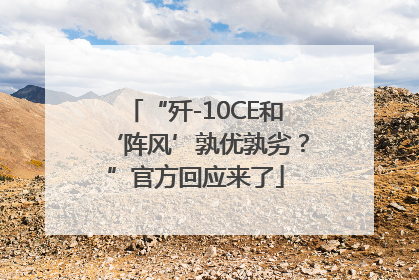 “歼-10CE和‘阵风’孰优孰劣？”官方回应来了