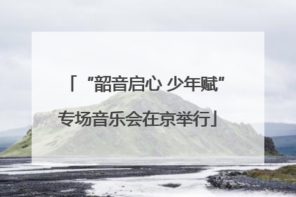 “韶音启心 少年赋”专场音乐会在京举行