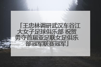 王忠林调研武汉车谷江大女子足球俱乐部 祝贺勇夺首届亚足联女足俱乐部冠军联赛冠军