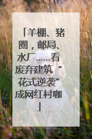 羊棚、猪圈，邮局、水厂……看废弃建筑“花式逆袭”成网红村咖
