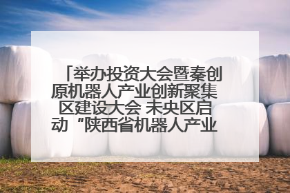 举办投资大会暨秦创原机器人产业创新聚集区建设大会 未央区启动“陕西省机器人产业聚集区”建设