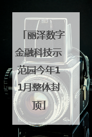 丽泽数字金融科技示范园今年11月整体封顶