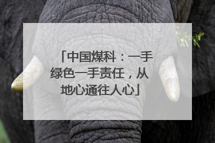 中国煤科：一手绿色一手责任，从地心通往人心