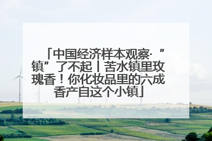 中国经济样本观察·“镇”了不起丨苦水镇里玫瑰香！你化妆品里的六成香产自这个小镇