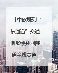 中欧班列“东通道”交通咽喉绥芬河隧道全线贯通