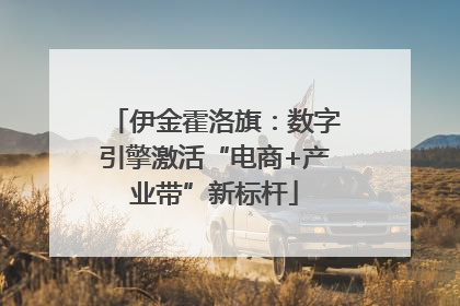 伊金霍洛旗：数字引擎激活“电商+产业带”新标杆