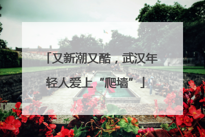 又新潮又酷，武汉年轻人爱上“爬墙”