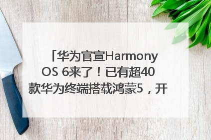 华为官宣HarmonyOS 6来了！已有超40款华为终端搭载鸿蒙5，开发者突破800万
