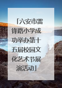 六安市雷锋路小学成功举办第十五届校园文化艺术节展演活动