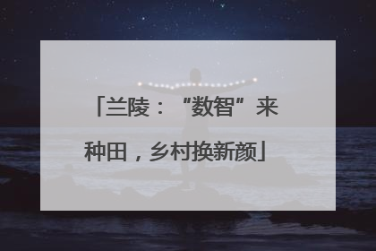 兰陵：“数智”来种田，乡村换新颜