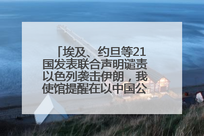 埃及、约旦等21国发表联合声明谴责以色列袭击伊朗，我使馆提醒在以中国公民尽快陆路离境