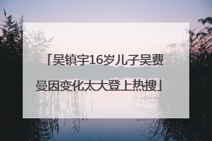 吴镇宇16岁儿子吴费曼因变化太大登上热搜
