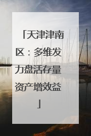 天津津南区：多维发力盘活存量资产增效益