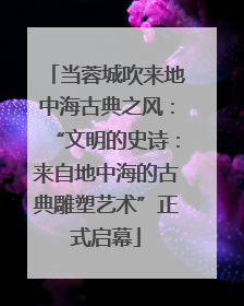 当蓉城吹来地中海古典之风：“文明的史诗：来自地中海的古典雕塑艺术”正式启幕