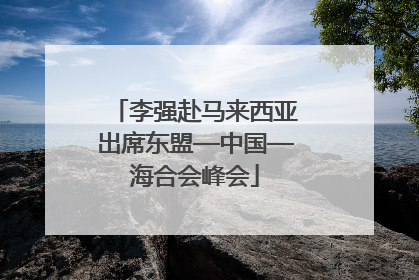 李强赴马来西亚出席东盟—中国—海合会峰会