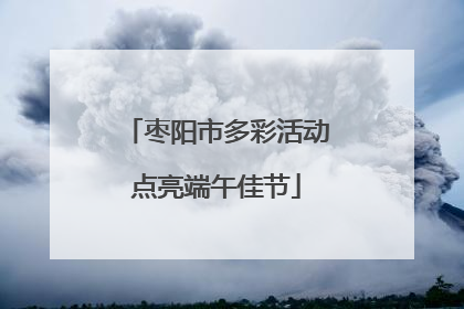 枣阳市多彩活动点亮端午佳节