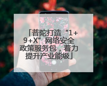 普陀打造“1+9+X”网络安全政策服务包，着力提升产业能级