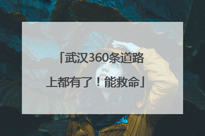 武汉360条道路上都有了！能救命