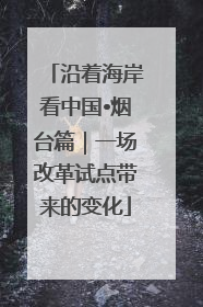 沿着海岸看中国•烟台篇｜一场改革试点带来的变化
