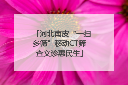 河北南皮“一扫多筛”移动CT筛查义诊惠民生