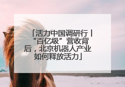 活力中国调研行丨 “百亿级”营收背后，北京机器人产业如何释放活力