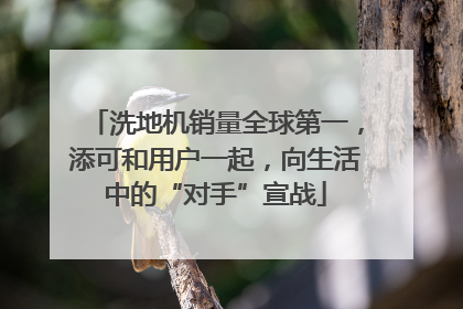 洗地机销量全球第一，添可和用户一起，向生活中的“对手”宣战