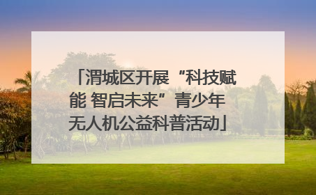 渭城区开展“科技赋能 智启未来”青少年无人机公益科普活动