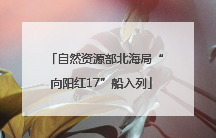 自然资源部北海局“向阳红17”船入列