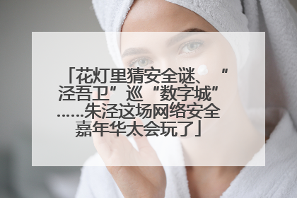 花灯里猜安全谜、“泾吾卫”巡“数字城”……朱泾这场网络安全嘉年华太会玩了