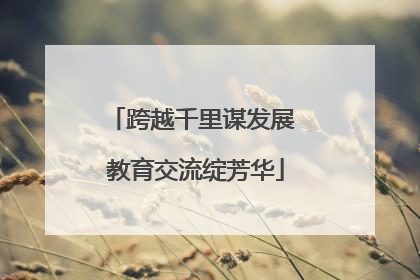 跨越千里谋发展 教育交流绽芳华