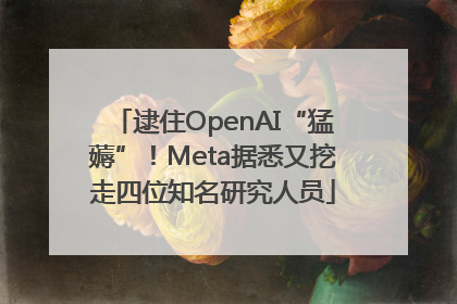 逮住OpenAI“猛薅”！Meta据悉又挖走四位知名研究人员