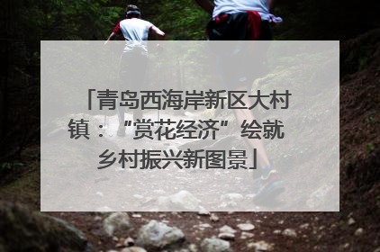 青岛西海岸新区大村镇：“赏花经济”绘就乡村振兴新图景
