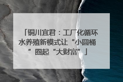 铜川宜君：工厂化循环水养殖新模式让“小圆桶”圈起“大财富”