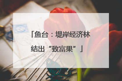 鱼台：堤岸经济林结出“致富果”