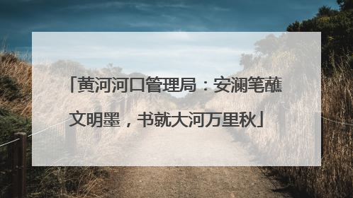 黄河河口管理局：安澜笔蘸文明墨，书就大河万里秋