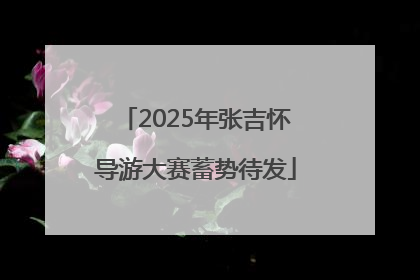 2025年张吉怀导游大赛蓄势待发