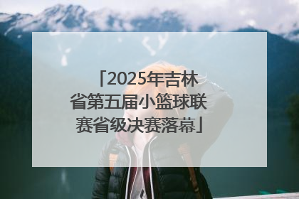 2025年吉林省第五届小篮球联赛省级决赛落幕