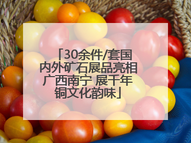 30余件/套国内外矿石展品亮相广西南宁 展千年铜文化韵味